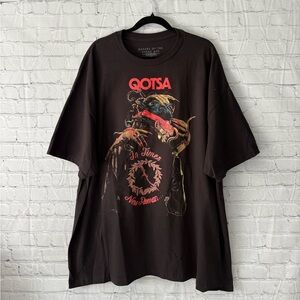 Queens of the Stone Age Tour Double Sided The End is Nero T- shirt 3XL